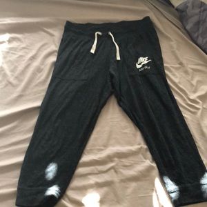 Nike sweat capris